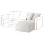 Housse module méridienne, Inseros blanc