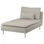 Housse méridienne, Fridtuna beige clair