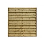 Kit panneau bois occultant 180x180 cm, poteaux et supports à enfoncer