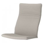 Coussin fauteuil, Knisa beige clair