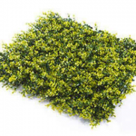 Lot 4 haies artificielles clipsables - 50 x 50cm - imitation buis