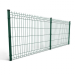 Kit 5m x H. 1,2m grillage rigide vert - Maille 200 x 55mm - A sceller