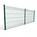 Kit 5m x H. 1,7m grillage rigide vert - Maille 200 x 55mm - A sceller