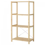 1 section/tablettes, pin, 89x50x179 cm