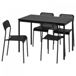 LIXHULT Rangement, métal/anthracite, 35x60 cm
