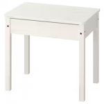 Bureau enfant, blanc, 60x45 cm