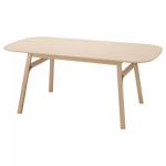 KORNSJÖ Table d'appoint , noir, 50x35 cm